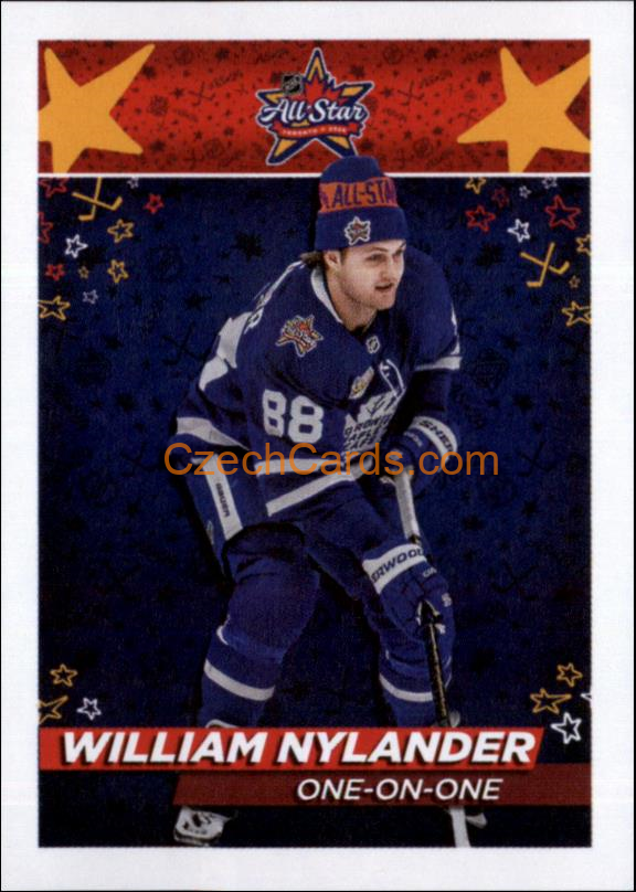 William Nylander 2024/25 Topps NHL Sticker #623