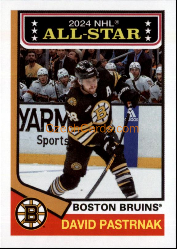 David Pastrnak 2024/25 Topps NHL Sticker #639