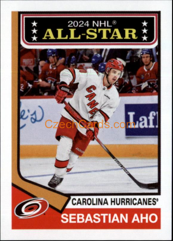 Sebastian Aho 2024/25 Topps NHL Sticker #642