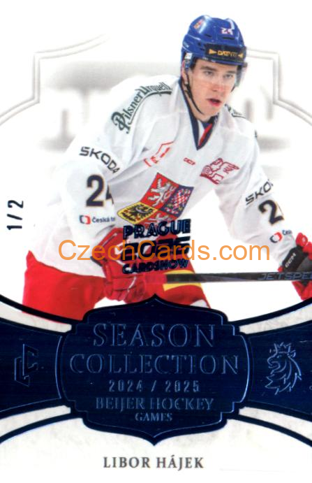 Libor Hájek 2026 LC Prague Card Show BLUE 1/2 #BHG-02
