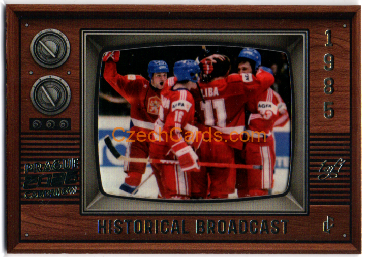 Musil, Stavjaňa... 2026 LC Prague Card Show WCH 1985 1of1 #HB-14
