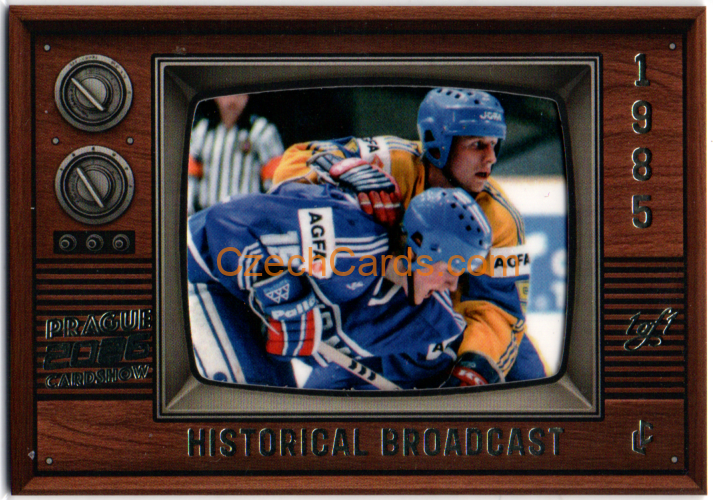 Jarvenpaa, Telvén... 2026 LC Prague Card Show WCH 1985 1of1 #HB-86