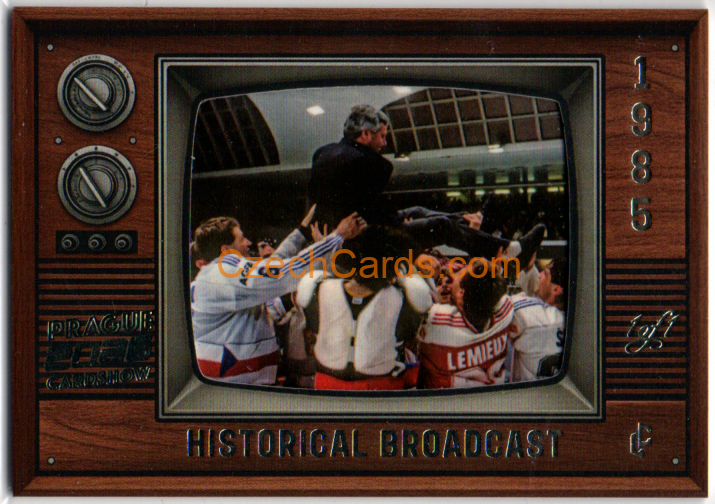 Luděk Bukač 2026 LC Prague Card Show WCH 1985 1of1 #HB-26