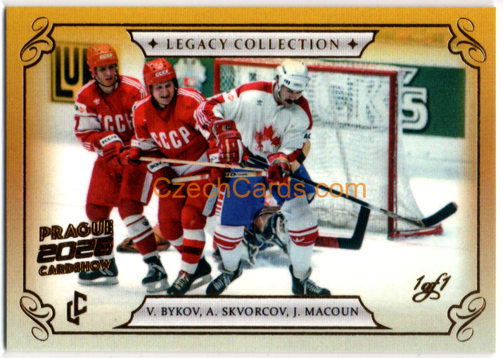 Bykov, Skvorcov, Macoun 2026 LC Prague Card Show WCH 1985 1of1 #LC-83