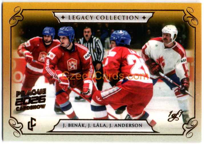 Benák, Lála... 2026 LC Prague Card Show WCH 1985 1of1 #LC-45