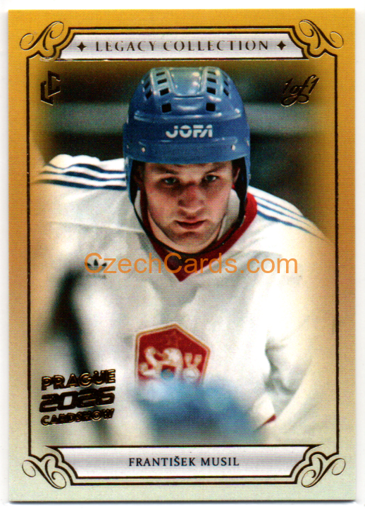 František Musil 2026 LC Prague Card Show WCH 1985 1of1 #LC-63