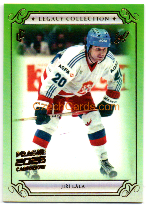 Jiří Lála 2026 LC Prague Card Show WCH 1985 1of1 #LC-57