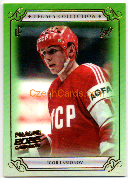 Igor Larionov 2026 LC Prague Card Show WCH 1985 1of1 #LC-81