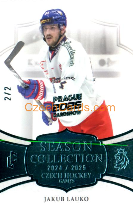 Jakub Lauko 2026 LC Prague Card Show Green 2/2 #CHG-27