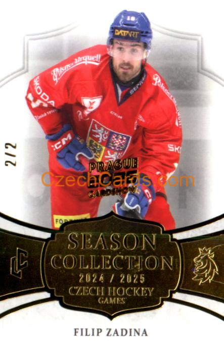 Filip Zadina 2026 LC Prague Card Show Gold 2/2 #CHG-16