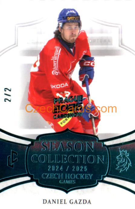 Daniel Gazda 2026 LC Prague Card Show Green 2/2 #CHG-03