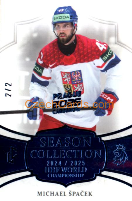 Michael Špaček 2026 LC Prague Card Show Blue 2/2 #WCH-15