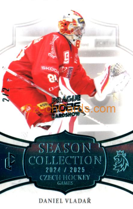 Daniel Vladař 2026 LC Prague Card Show Green 2/2 #CHG-31