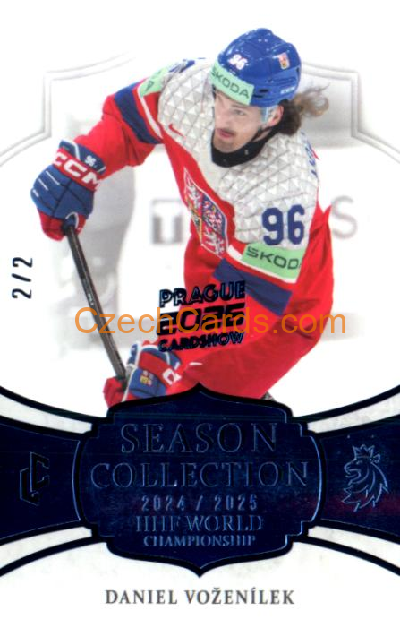 Daniel Voženílek 2026 LC Prague Card Show Blue 2/2 #WCH-29