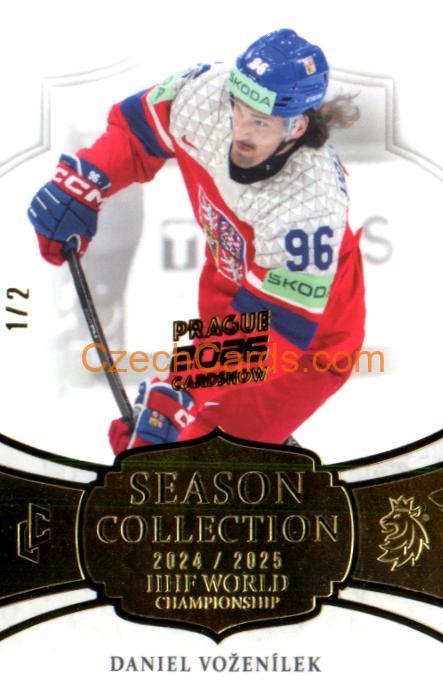Daniel Voženílek 2026 LC Prague Card Show Gold 1/2 #WCH-29
