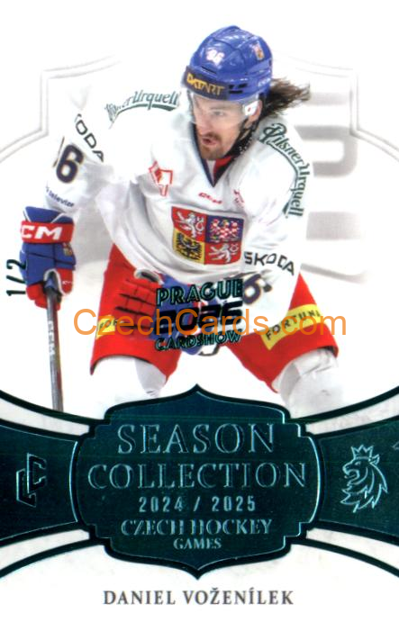 Daniel Voženílek 2026 LC Prague Card Show Green 1/2 #WCH-29