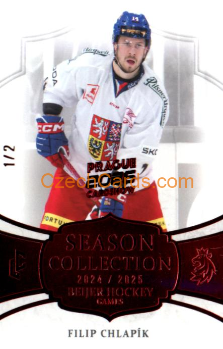 Filip Chlapík 2026 LC Prague Card Show Red 1/2 #BHG-14
