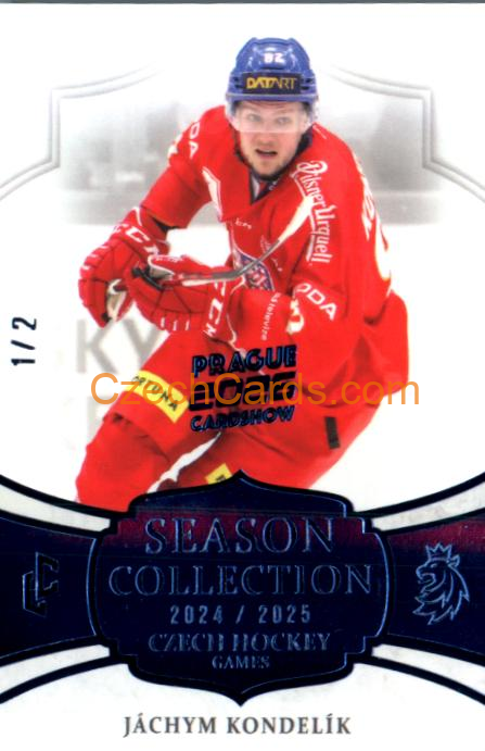 Jáchym Kondelík 2026 LC Prague Card Show Blue 1/2 #CHG-26