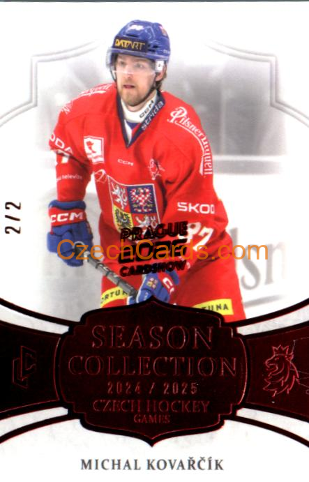 Michal Kovařčík 2026 LC Prague Card Show Red 2/2 #CHG-24