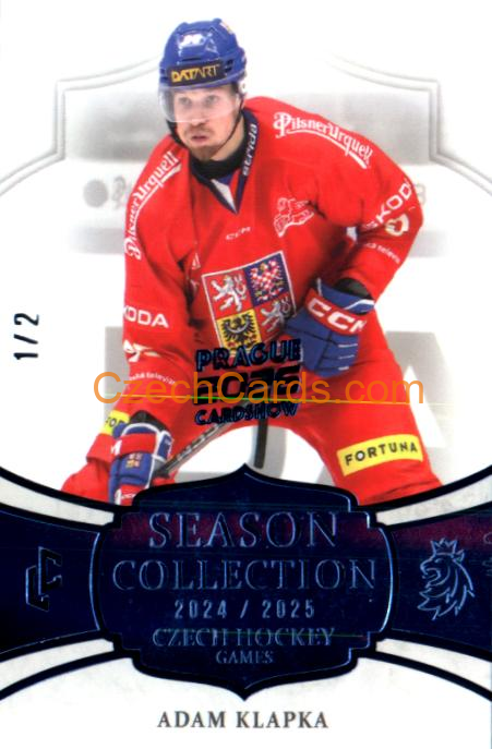 Adam Klapka 2026 LC Prague Card Show Blue 1/2 #CHG-28