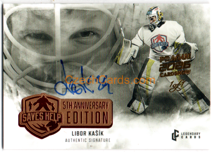 Libor Kašík 2026 LC Prague Card Show Signature 1of1 #SHS-13