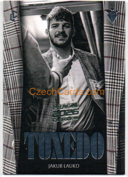 Jakub Lauko 2026 LC Prague Card Show Tuxedo 1of1 Tux-15