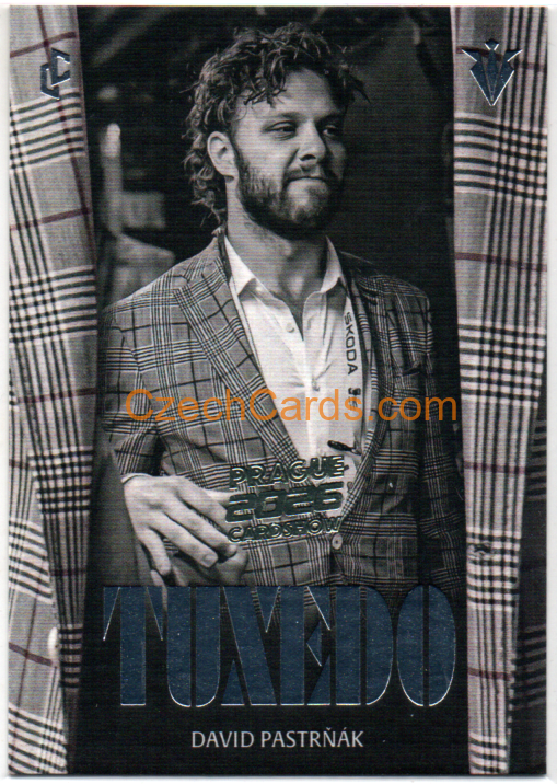 David Pastrňák 2026 LC Prague Card Show Tuxedo 1of1 Tux-13