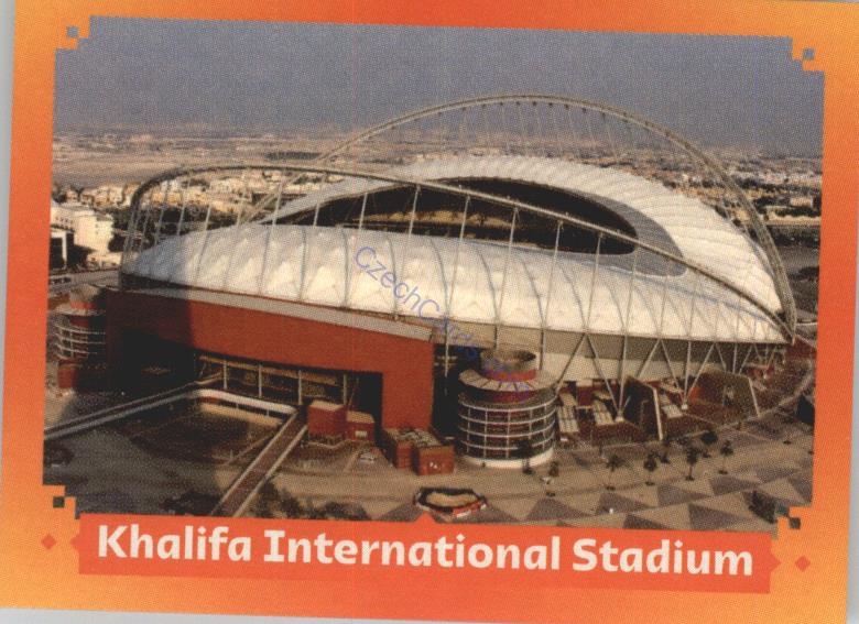 Khalifa International Stadium 2022 Panini WC Qatar Sticker #FWC12