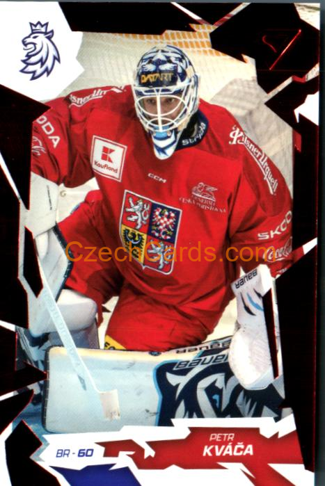 PETR KVÁČA 2026 Sportzoo Hokejové Česko #6 Red