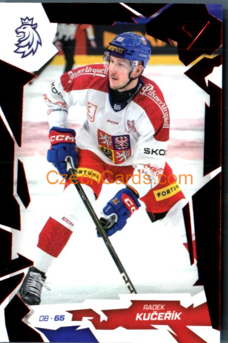 RADEK KUČEŘÍK 2026 Sportzoo Hokejové Česko #15 Red