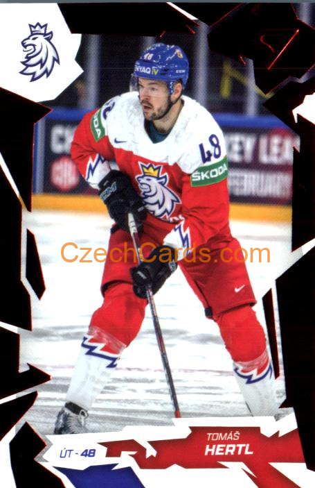 TOMÁŠ HERTL 2026 Sportzoo Hokejové Česko #29 Red