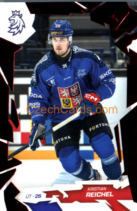 KRISTIAN REICHEL 2026 Sportzoo Hokejové Česko #45 Red