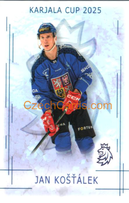 Jan Košťálek 2025/26 Real Cards #KC-12
