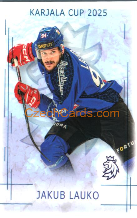 Jakub Lauko 2025/26 Real Cards #KC-18