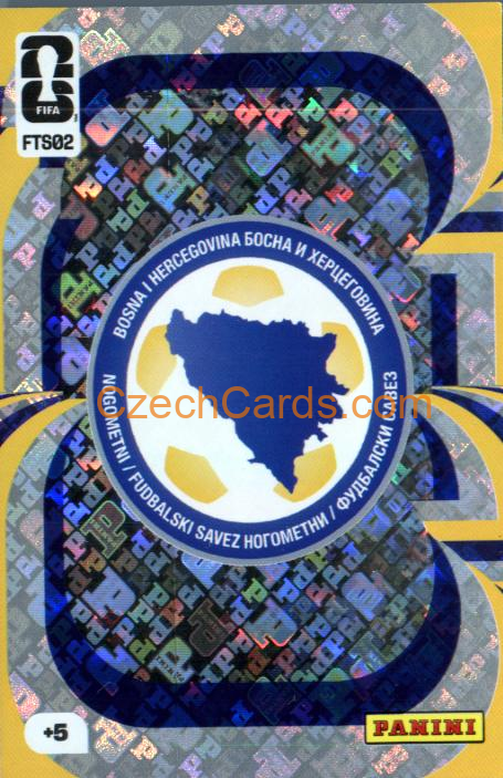 Team Crest Bosnia & Herzegovina 2026 Panini FIFA World Cup #FTS02