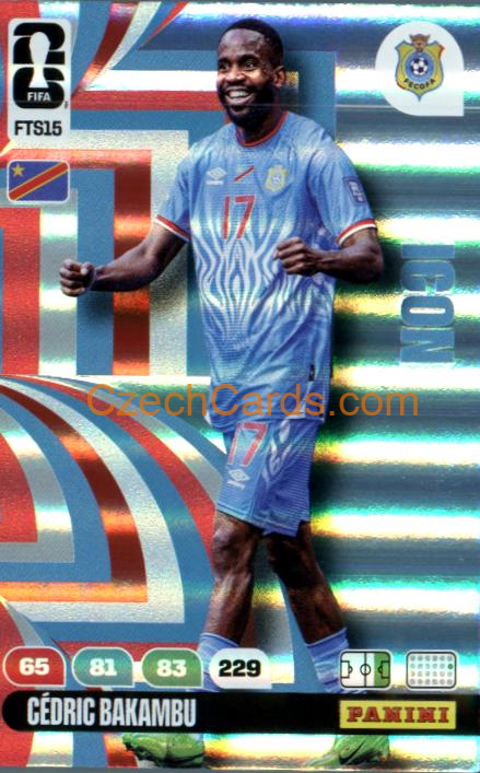 Cedric Bakambu 2026 Panini FIFA World Cup #FTS15