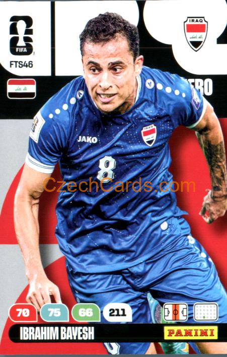 Ibrahim Bayesh 2026 Panini FIFA World Cup #FTS46