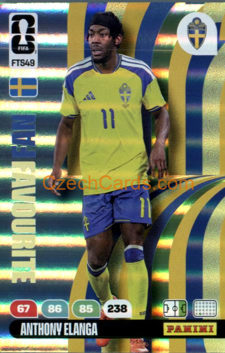 Anthony Elanga 2026 Panini FIFA World Cup #FTS49