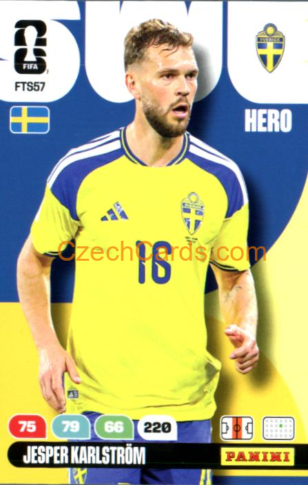 Jesper Karlstrom 2026 Panini FIFA World Cup #FTS57