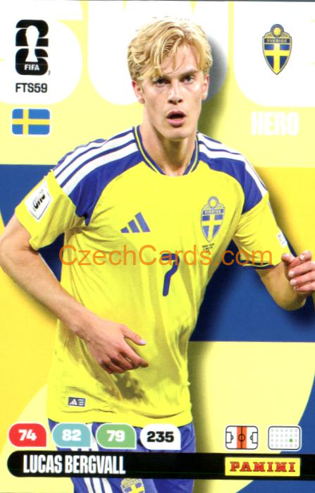 Lucas Bergvall 2026 Panini FIFA World Cup #FTS59
