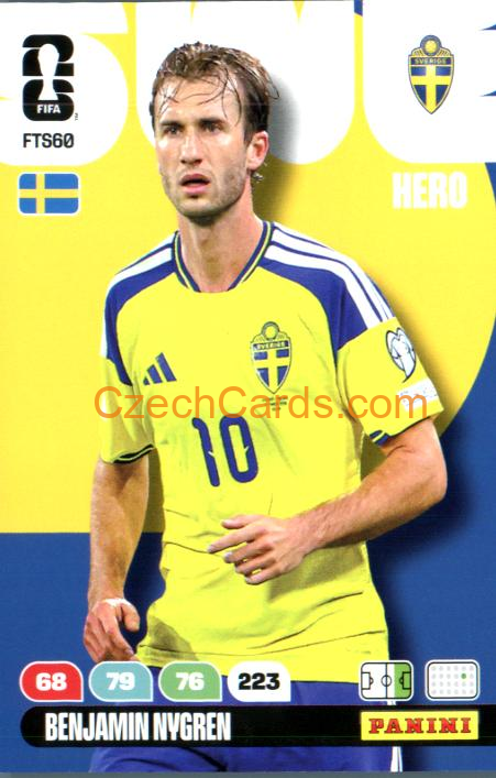 Banjamin Nygren 2026 Panini FIFA World Cup #FTS60