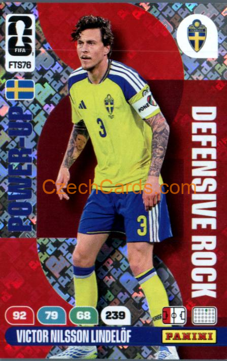 Victor Nilsson Lindelof 2026 Panini FIFA World Cup #FTS76