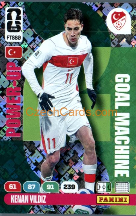 Kenan Yildiz 2026 Panini FIFA World Cup #FTS80