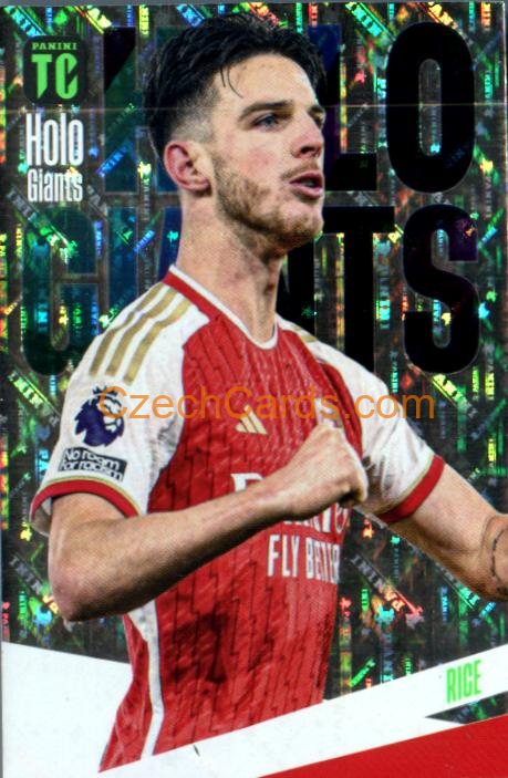 Declan Rice 2024 Panini Top Class Holo Giants HG-DR