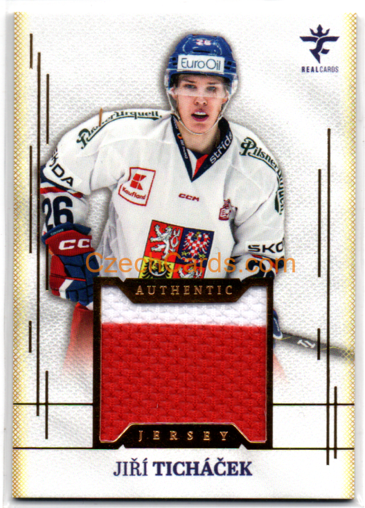 Jiří Ticháček 2025/26 Real Cards Game Jersey xx19