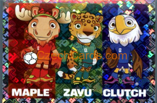Official Mascots 2026 Panini World Cup Sticker Foil #FWC3
