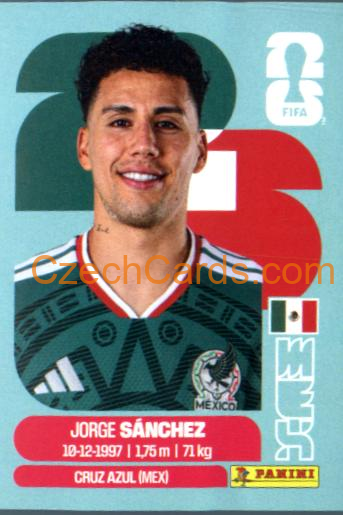 Jorge Sánchez 2026 Panini World Cup Sticker #MEX4