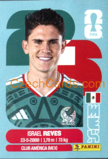 Israel Reyes 2026 Panini World Cup Sticker #MEX7