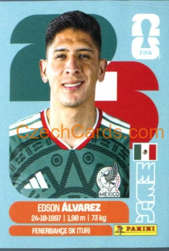 Edson Alvarez 2026 Panini World Cup Sticker #MEX10
