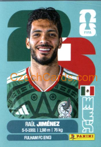 Raúl Jiménez 2026 Panini World Cup Sticker #MEX17